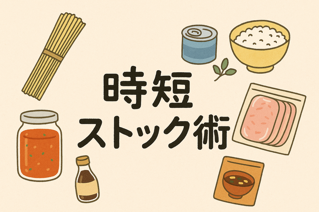 毎日のごはん作りがラクになる！共働き家庭の“時短ストック術”完全ガイド