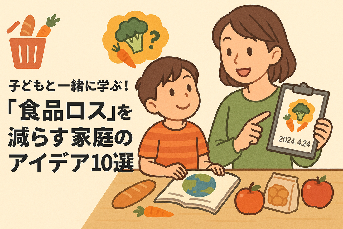 子どもと一緒に学ぶ！『食品ロス』を減らす家庭のアイデア10選